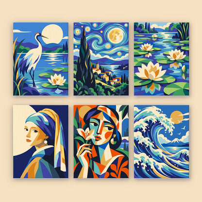 Artistic Classics and Nature mini paint by numbers – image 8