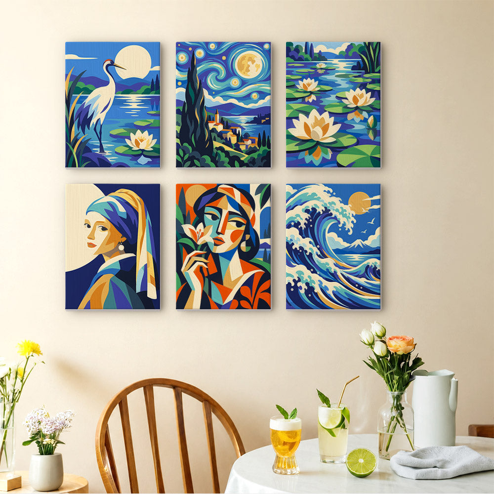 Artistic Classics and Nature mini paint by numbers – image 14