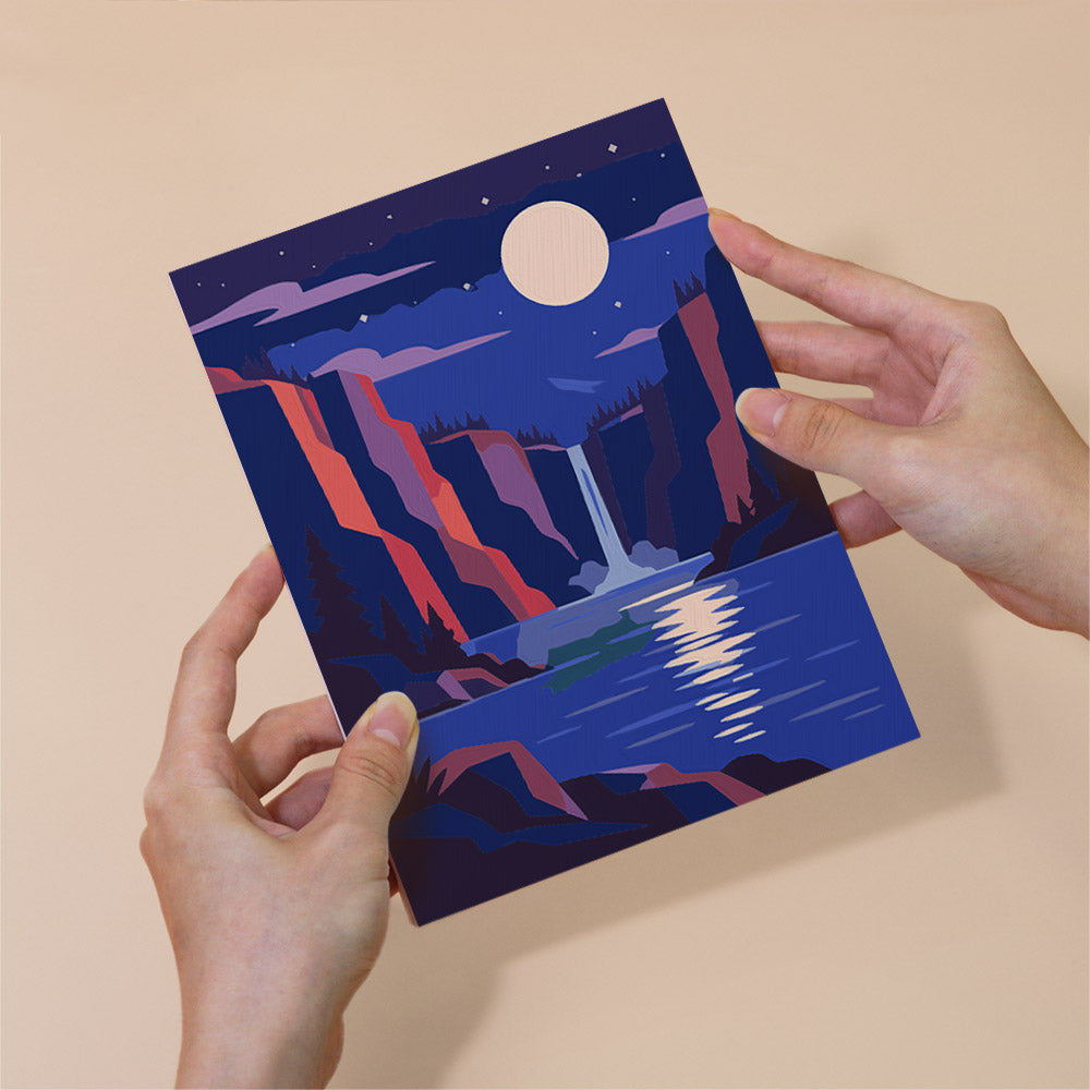 Moonlit Wilderness mini paint by numbers – image 6