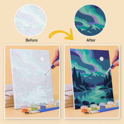 Moonlit Wilderness mini paint by numbers – image 10