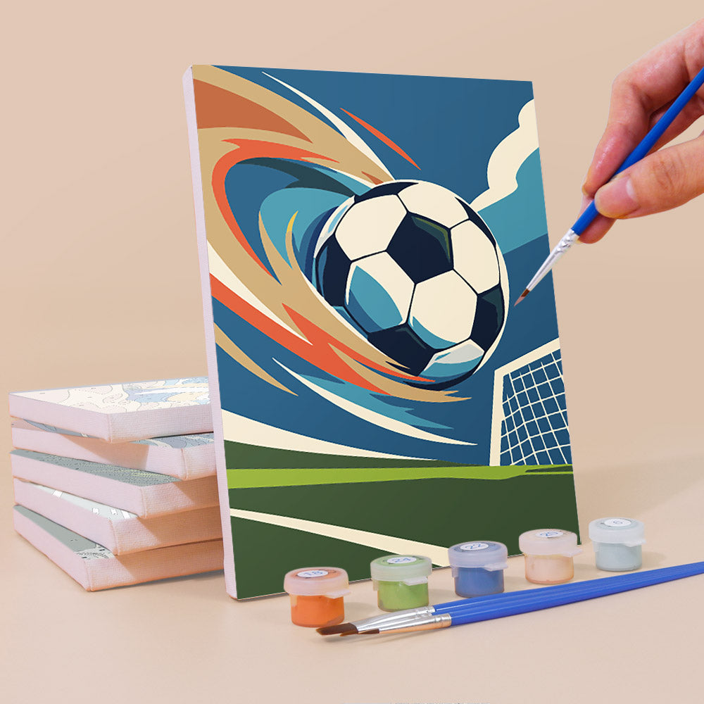 Dynamic Sports mini paint by numbers – image 3