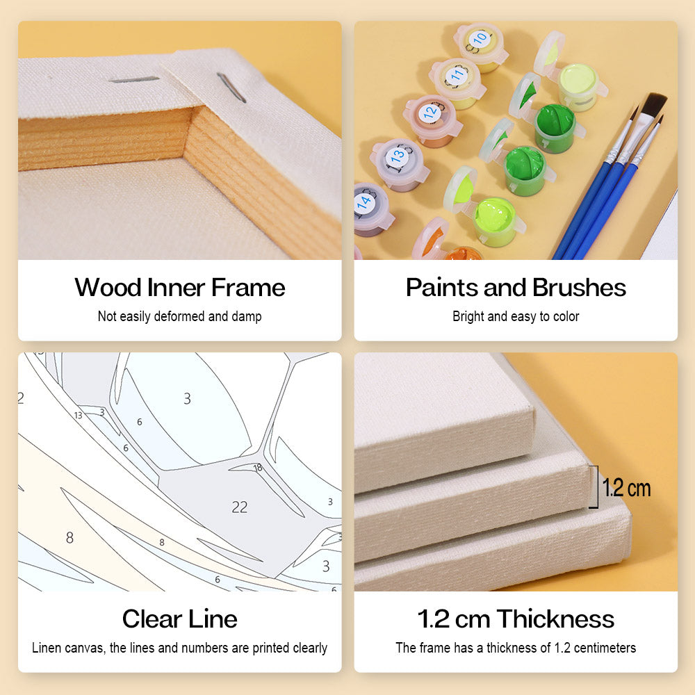 Dynamic Sports mini paint by numbers – image 9