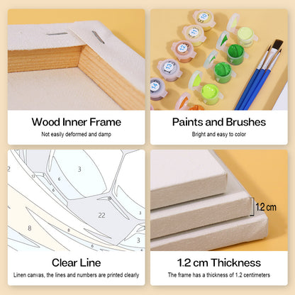 Dynamic Sports mini paint by numbers – image 9
