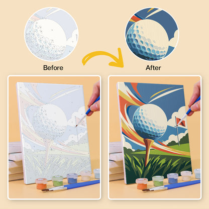 Dynamic Sports mini paint by numbers – image 10