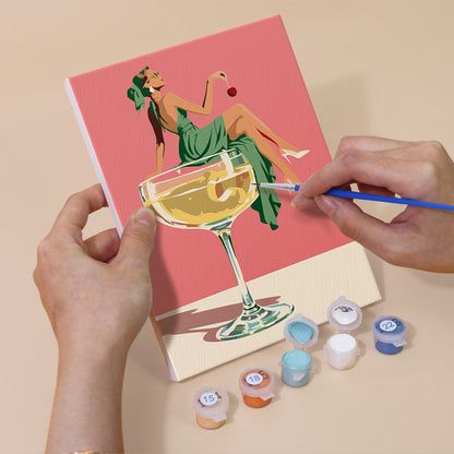 Cocktail Glamour mini paint by numbers – image 5