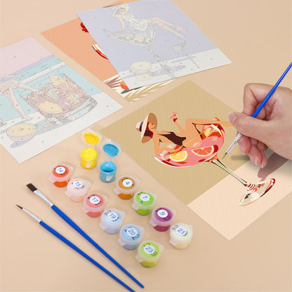 Cocktail Glamour mini paint by numbers – image 12