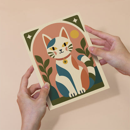 Modern Cat Art mini paint by numbers – image 6
