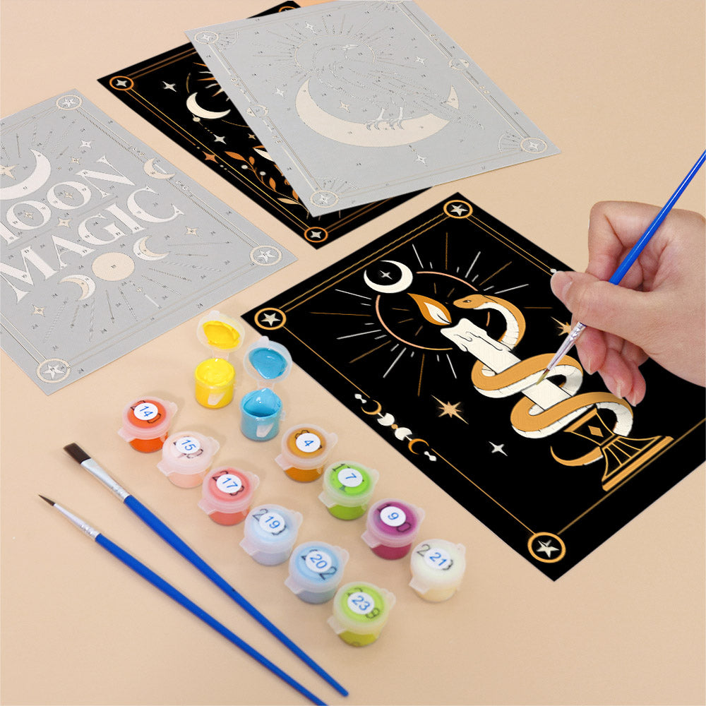 Moon Magic mini paint by numbers – image 12