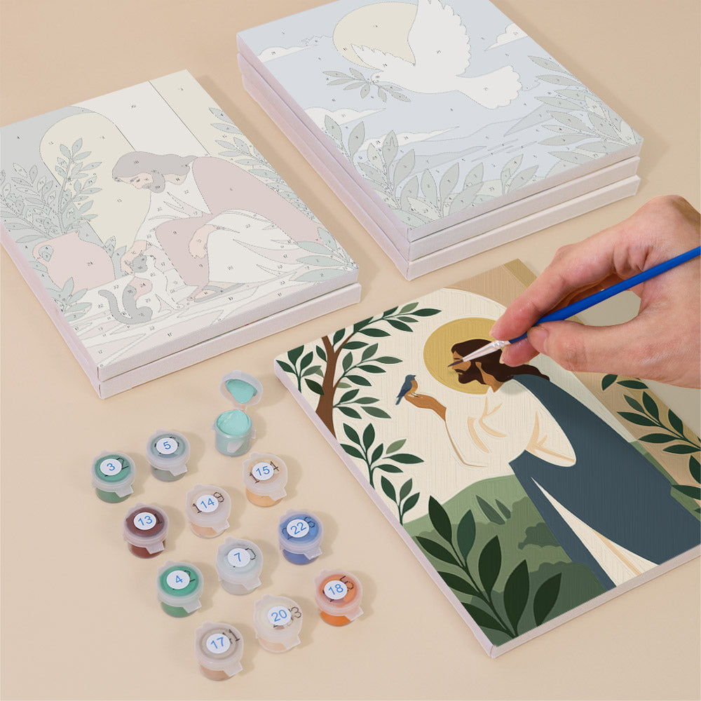 Gentle Christian Scenes mini paint by numbers – image 4