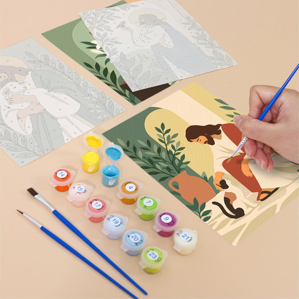 Gentle Christian Scenes mini paint by numbers – image 12