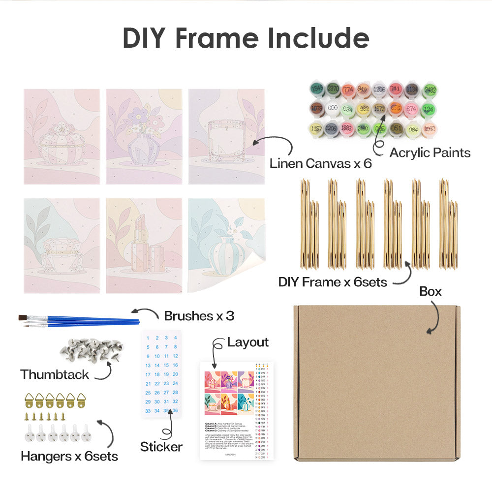 Beauty Essentials mini paint by numbers – image 18