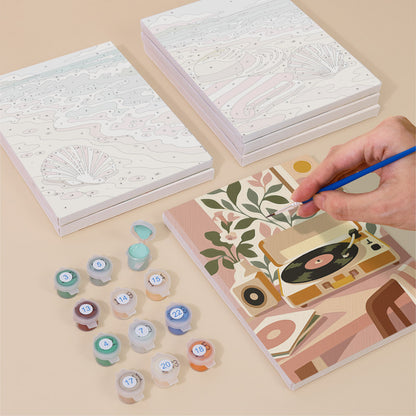 Soft Coastal Interiors mini paint by numbers – image 4