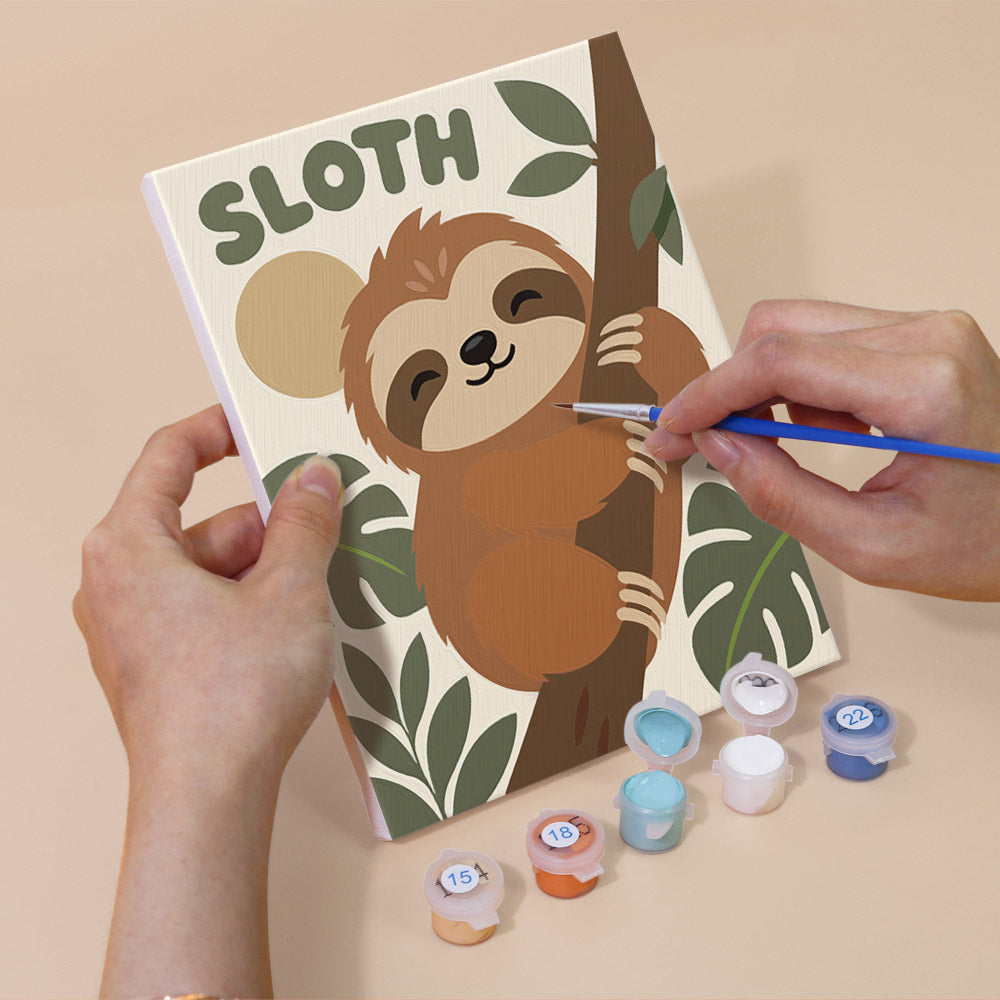 Friendly Animal Learning mini paint by numbers – image 5