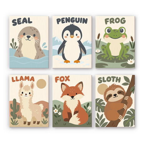 Friendly Animal Learning mini paint by numbers – image 7