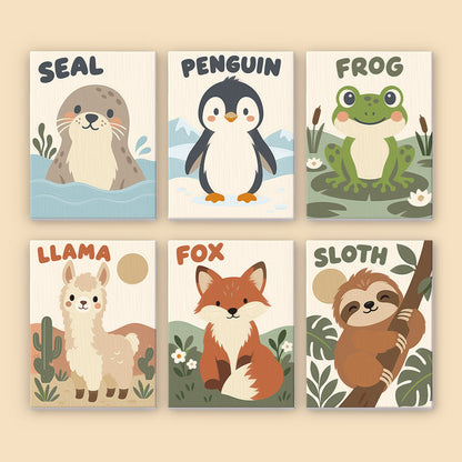 Friendly Animal Learning mini paint by numbers – image 8