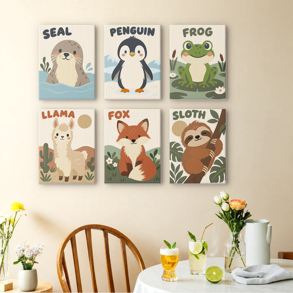 Friendly Animal Learning mini paint by numbers – image 14