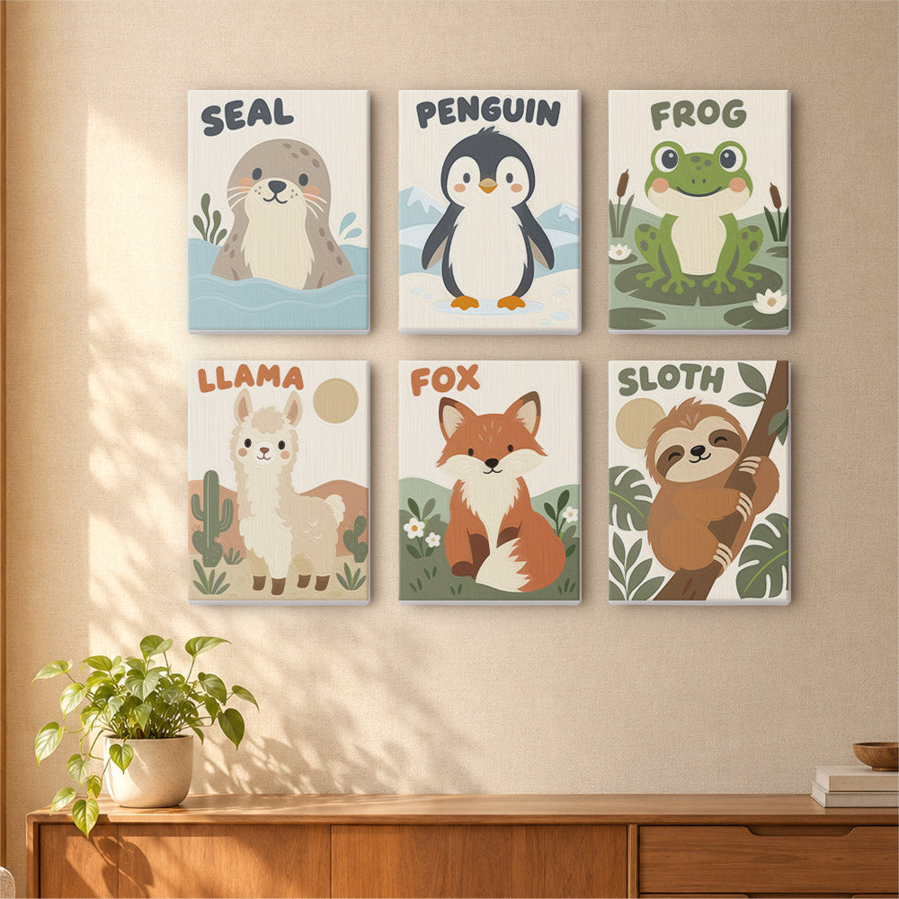 Friendly Animal Learning mini paint by numbers – image 16