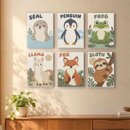 Friendly Animal Learning mini paint by numbers – image 16