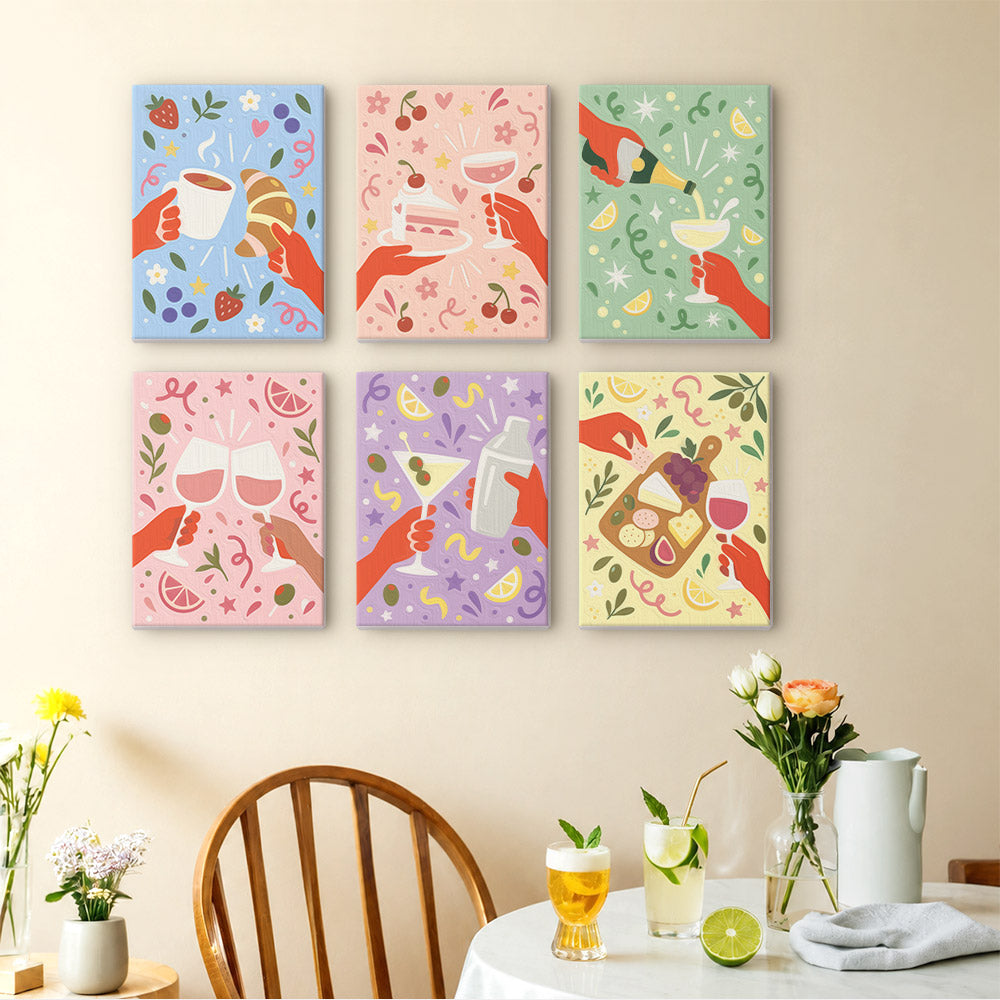 Festive Cocktail Moments mini paint by numbers – image 14