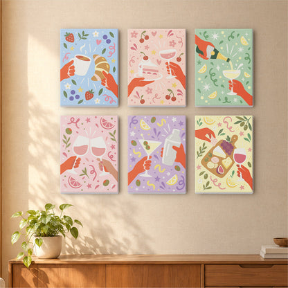 Festive Cocktail Moments mini paint by numbers – image 16