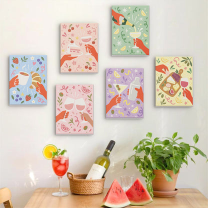 Festive Cocktail Moments mini paint by numbers – image 17