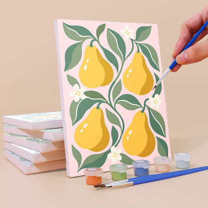 Orchard Fruit Patterns mini paint by numbers – image 3