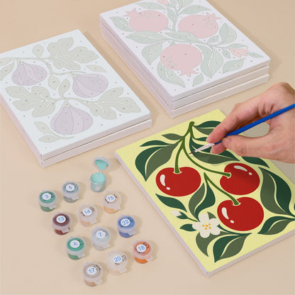 Orchard Fruit Patterns mini paint by numbers – image 4
