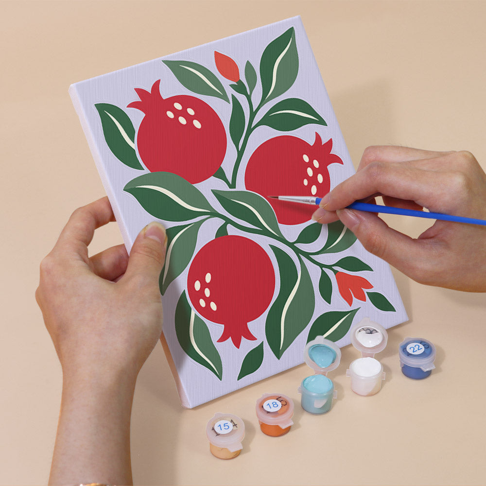 Orchard Fruit Patterns mini paint by numbers – image 5
