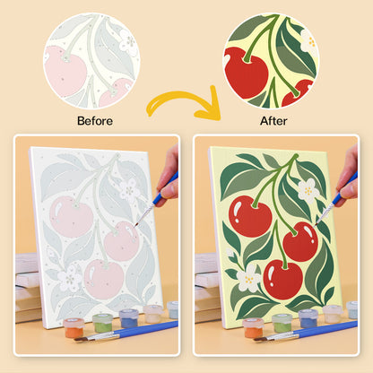 Orchard Fruit Patterns mini paint by numbers – image 10