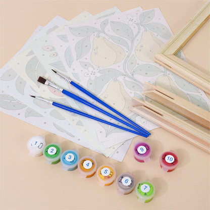 Orchard Fruit Patterns mini paint by numbers – image 11