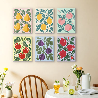 Orchard Fruit Patterns mini paint by numbers – image 14