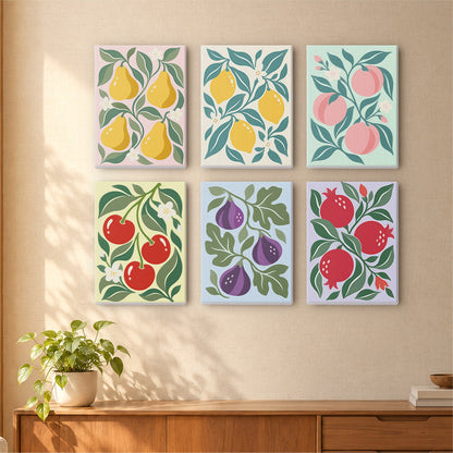 Orchard Fruit Patterns mini paint by numbers – image 16
