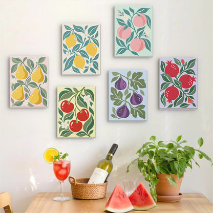 Orchard Fruit Patterns mini paint by numbers – image 17