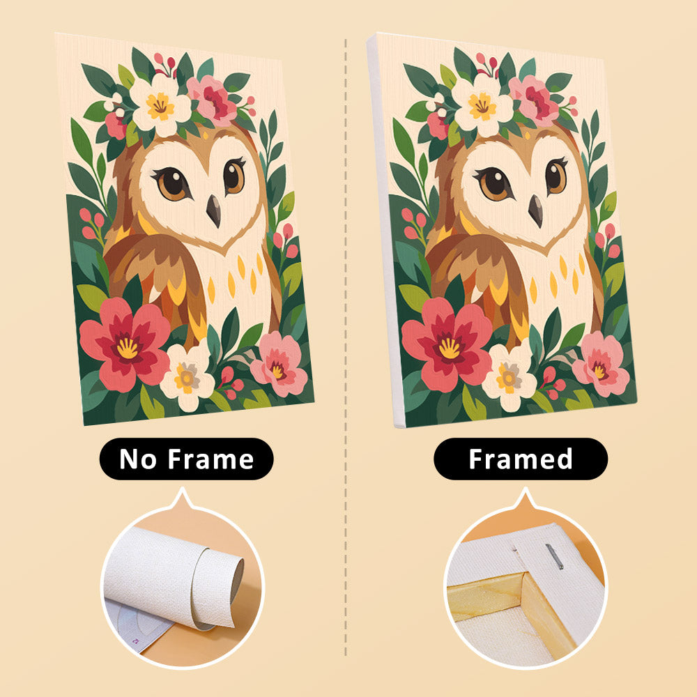 Flower Crowned Animals mini paint by numbers – image 13