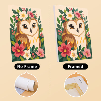 Flower Crowned Animals mini paint by numbers – image 13