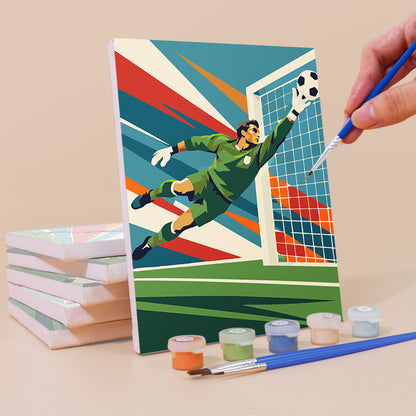 Soccer Action mini paint by numbers – image 3