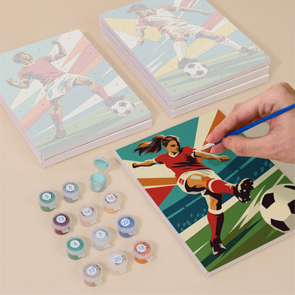 Soccer Action mini paint by numbers – image 4