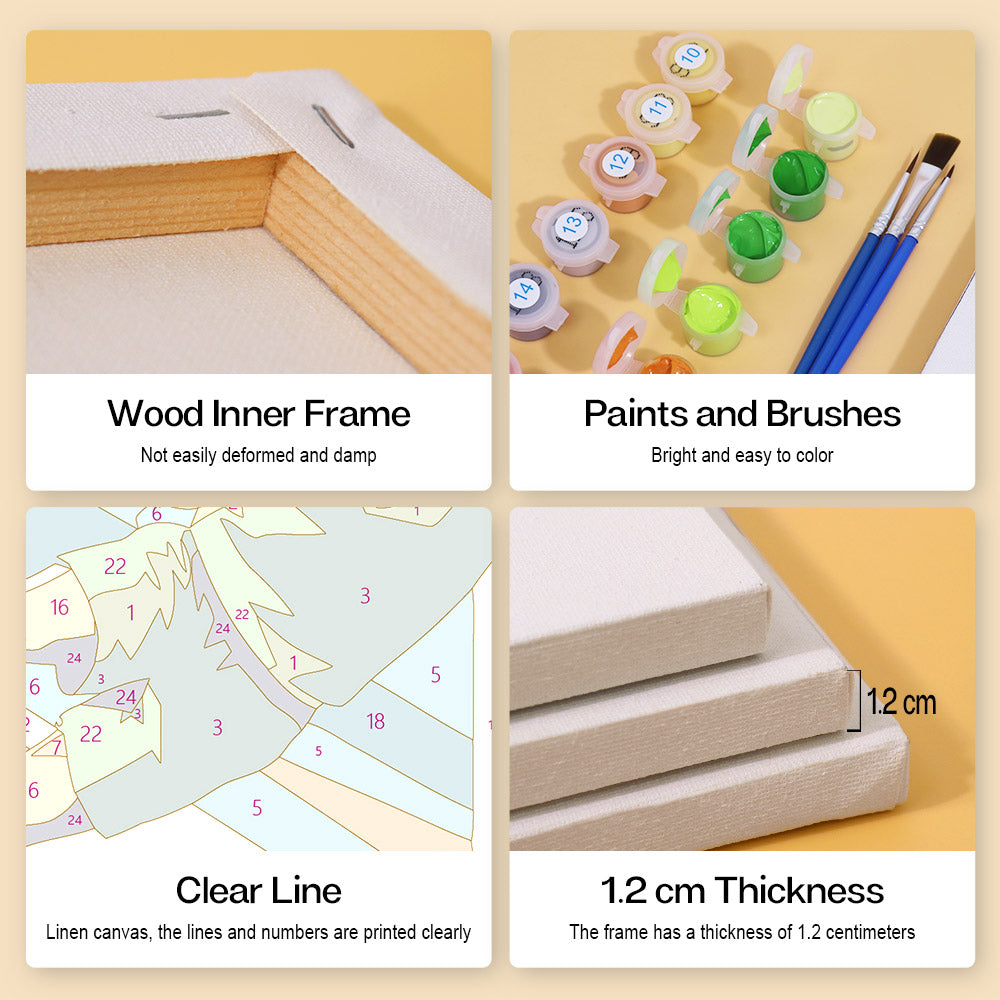Soccer Action mini paint by numbers – image 9