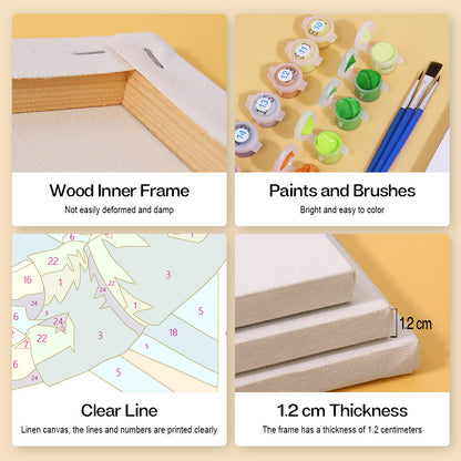 Soccer Action mini paint by numbers – image 9