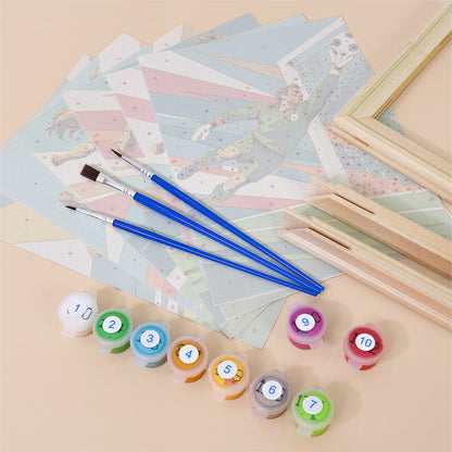 Soccer Action mini paint by numbers – image 11