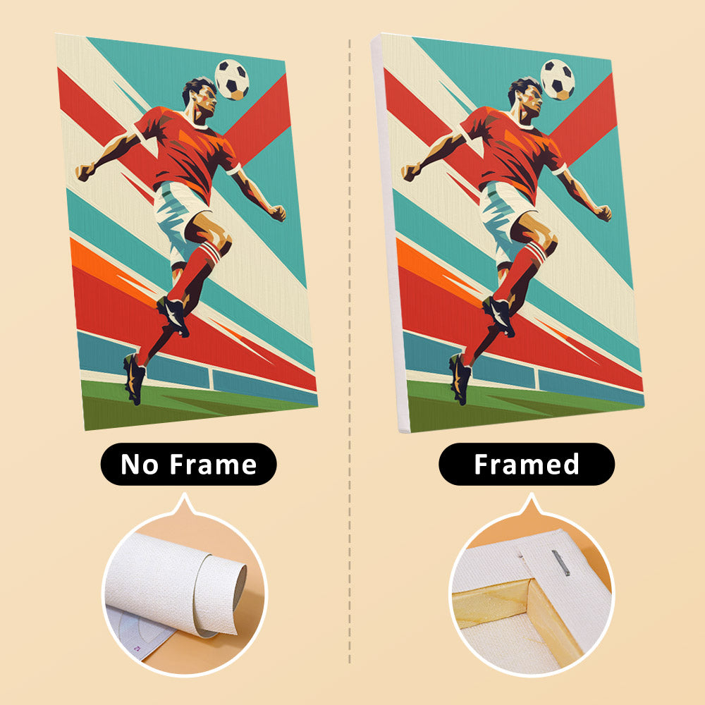 Soccer Action mini paint by numbers – image 13