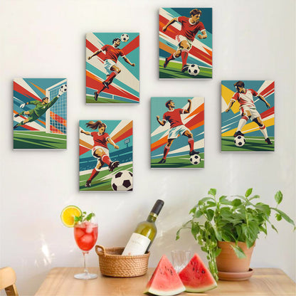 Soccer Action mini paint by numbers – image 17