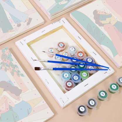 Supportive Friendships mini paint by numbers – image 2
