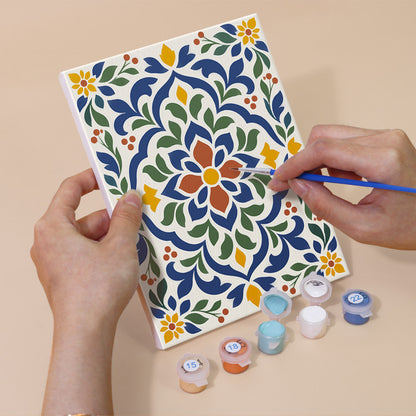 Mediterranean Tile Patterns mini paint by numbers – image 5