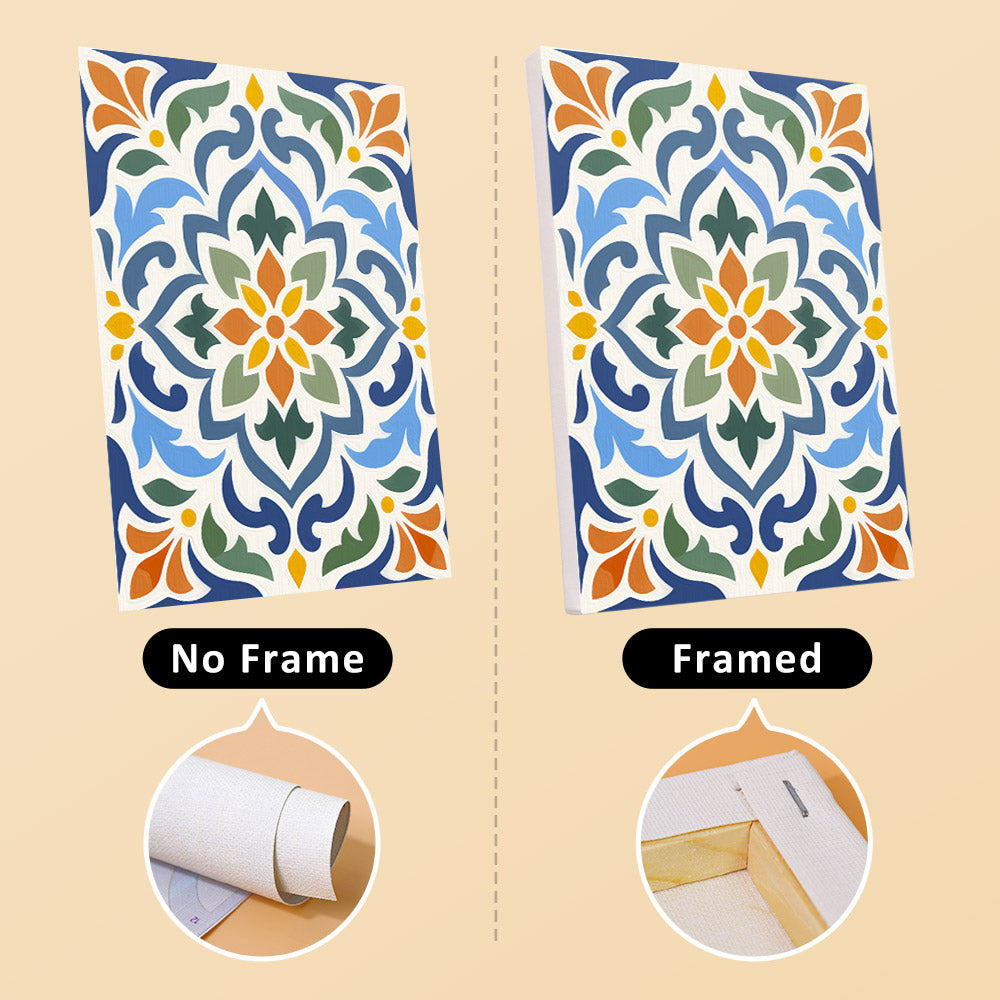 Mediterranean Tile Patterns mini paint by numbers – image 13