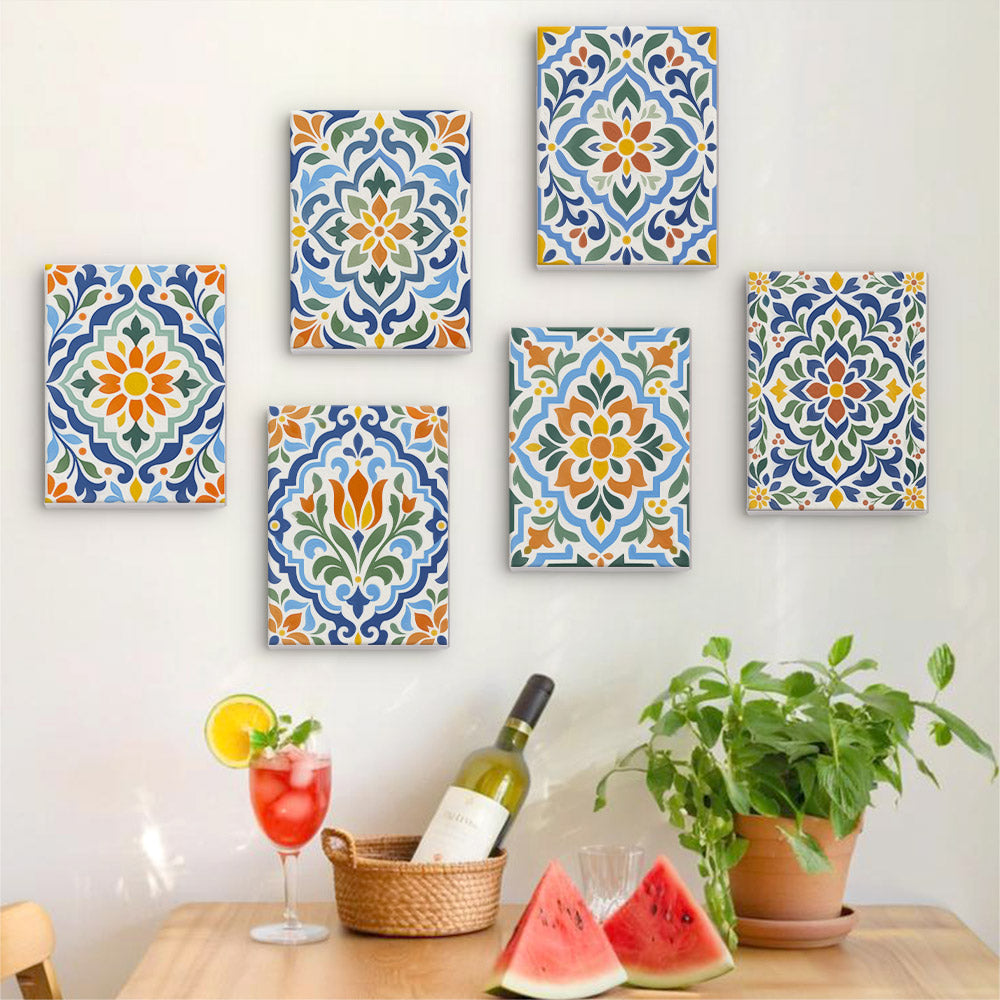 Mediterranean Tile Patterns mini paint by numbers – image 17