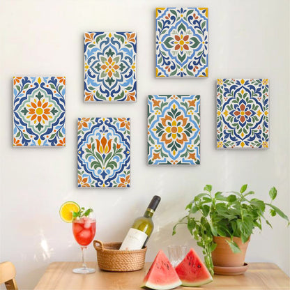 Mediterranean Tile Patterns mini paint by numbers – image 17