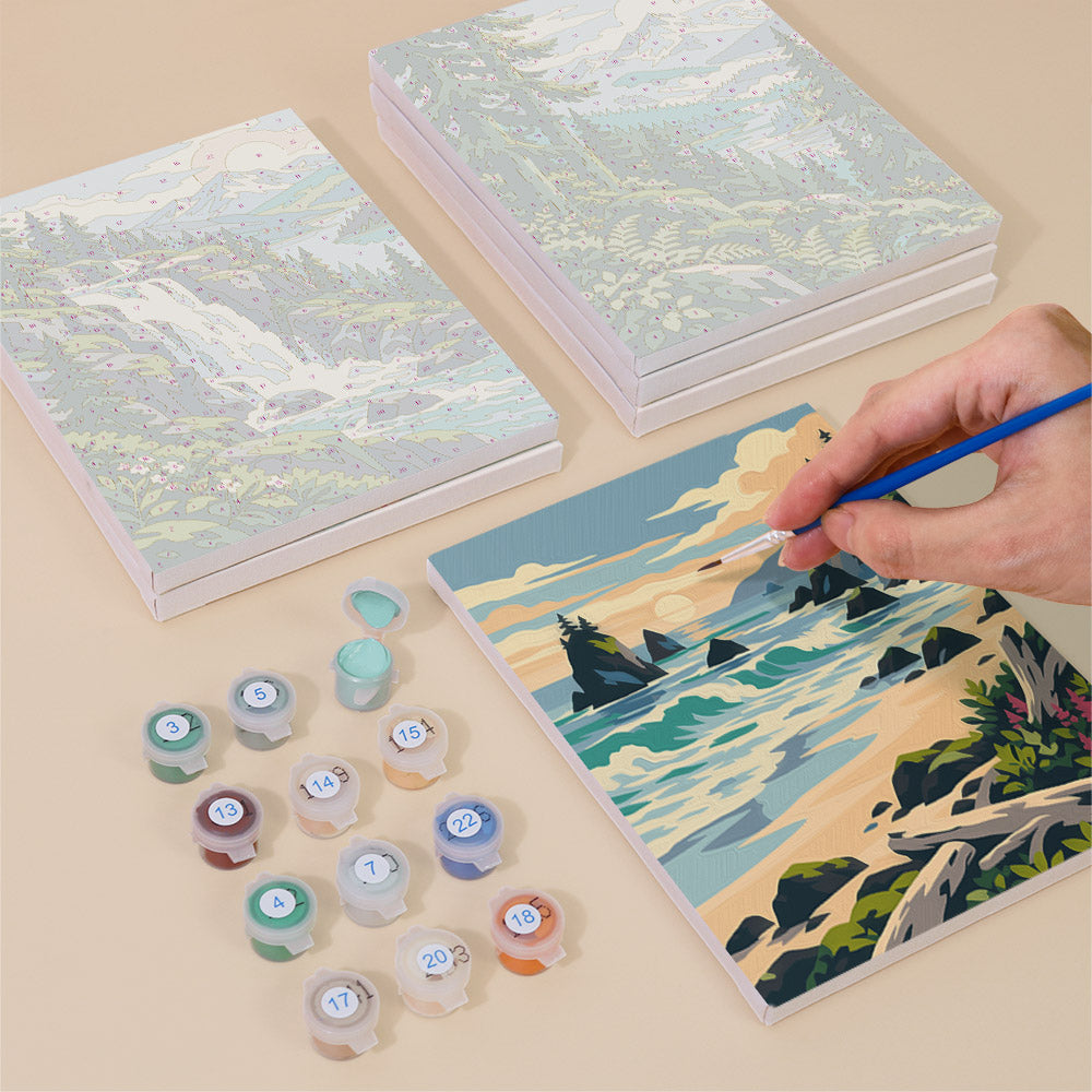 Alpine Wilderness mini paint by numbers – image 4