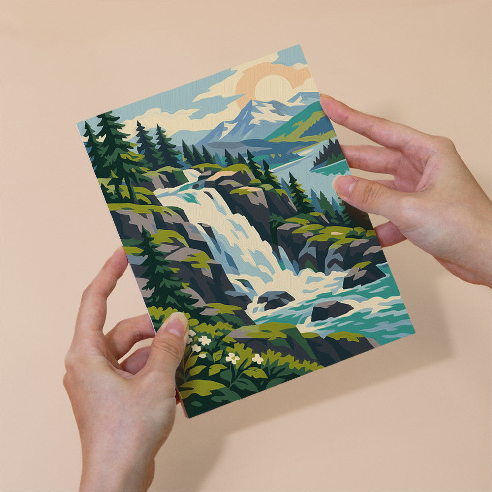 Alpine Wilderness mini paint by numbers – image 6