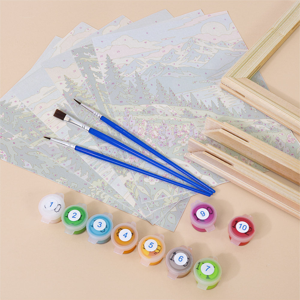 Alpine Wilderness mini paint by numbers – image 11